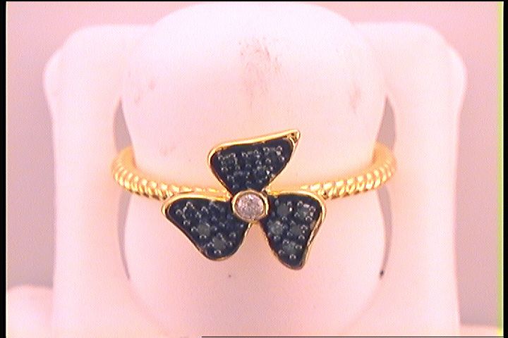 1/5CTW-DIA FASHION BLUE RING