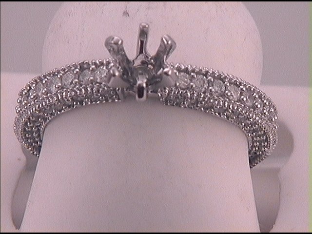 3/4CTW-DIA SEMI-MOUNT BRIDAL RING