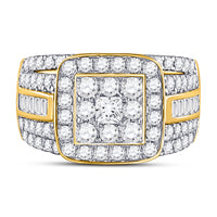 Load image into Gallery viewer, 14kt Yellow Gold Womens Princess Diamond Solitaire Bridal Wedding Engagement Ring 2.00 Cttw
