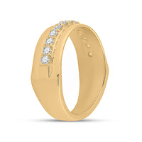 Load image into Gallery viewer, 1/2CTW-DIA CN ACCUSET MENS BAND
