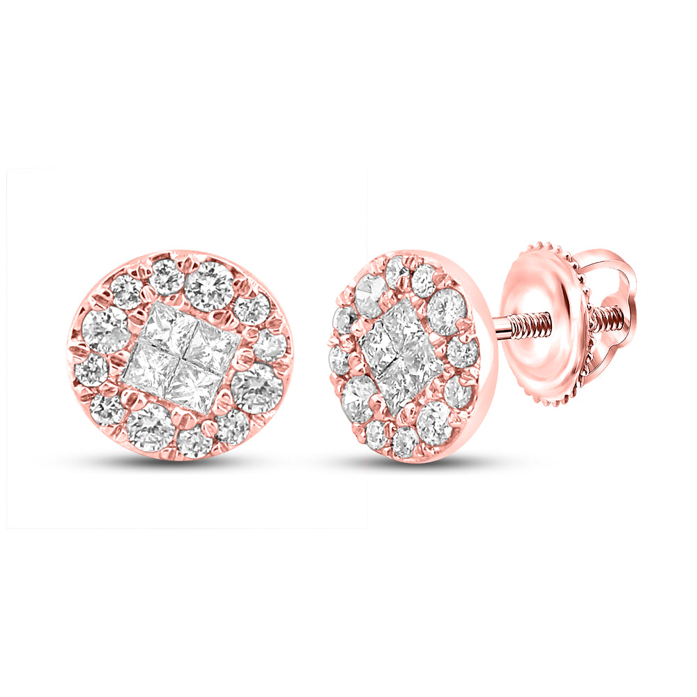 1/4CT-DIA ANA ROUND SOLIEL EARRING