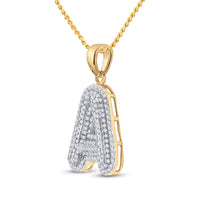 Load image into Gallery viewer, 1/2CT-DIA INITIAL &quot;&quot;A&quot;&quot; PENDANT
