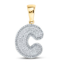 Load image into Gallery viewer, 1/2CT-DIA INITIAL &quot;&quot;C&quot;&quot; PENDANT
