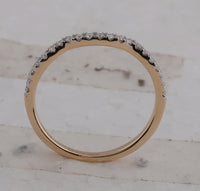 Load image into Gallery viewer, 14kt Yellow Gold Womens Round Diamond Bridal Wedding Engagement Ring Band Set 1-1/4 Cttw (Certified)
