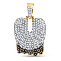 Load image into Gallery viewer, 3/4CT-DIA INITIAL &quot;&quot;U&quot;&quot; PENDANT
