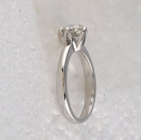 Load image into Gallery viewer, 14kt White Gold Womens Round Diamond Solitaire Bridal Wedding Engagement Ring 1.00 Cttw (Certified)
