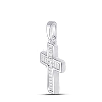 Load image into Gallery viewer, 1/6CTW-DIA CROSS PENDANT
