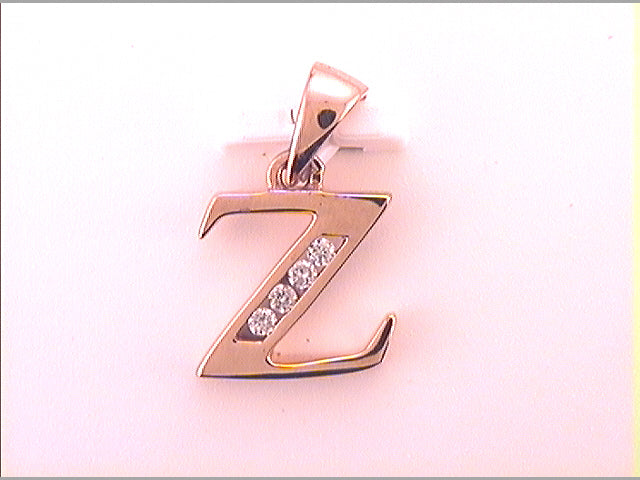 1/20CTW-DIA INITIAL-""Z"" PENDANT