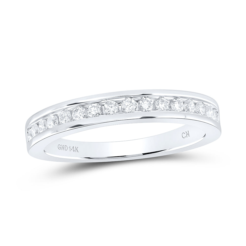 1/3CTW-DIA CN LADIES MACHINE SET BAND