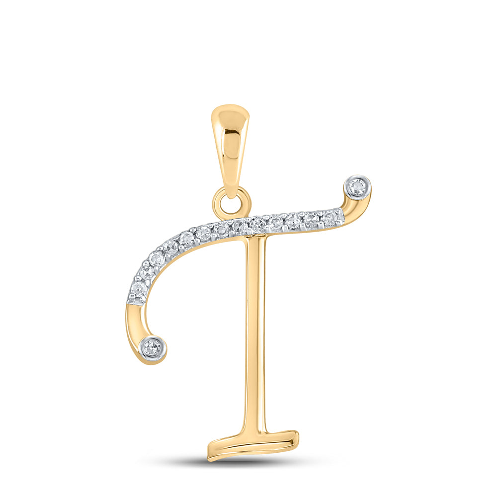 1/10CTW-DIA  "" T "" PENDANT