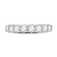 Load image into Gallery viewer, 14kt White Gold Womens Round Diamond Classic Eternity Ring 3.00 Cttw

