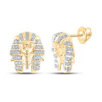 Load image into Gallery viewer, 1/5CTW-DIA P1P2 GIFT PHARAOH EARRING
