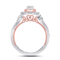 Load image into Gallery viewer, 1 CTW-DIA 1/6CT-DIA BRIDAL RING
