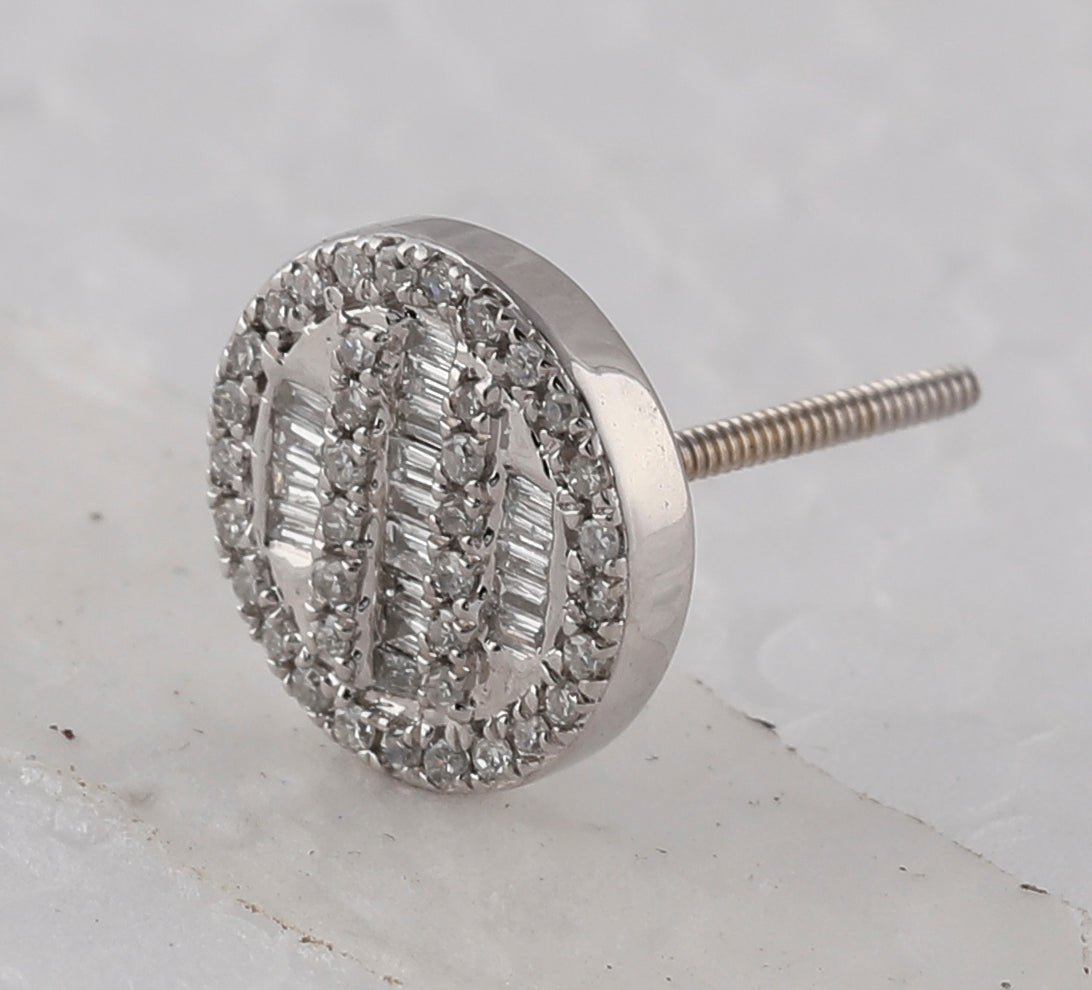 1/3CTW-DIA CN ROUND SHAPE EARRING