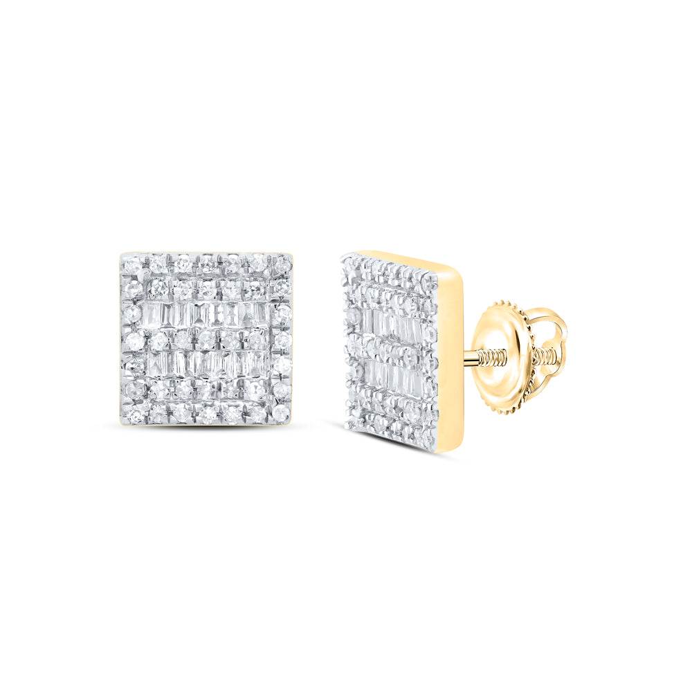 1/3CTW-DIA CN SQUARE EARRING