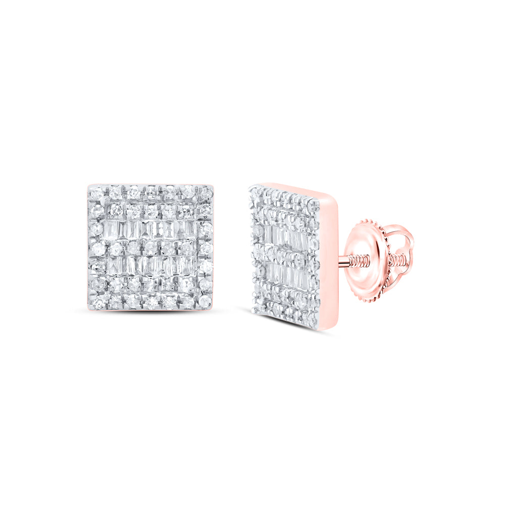 1/3CTW-DIA CN SQUARE EARRING