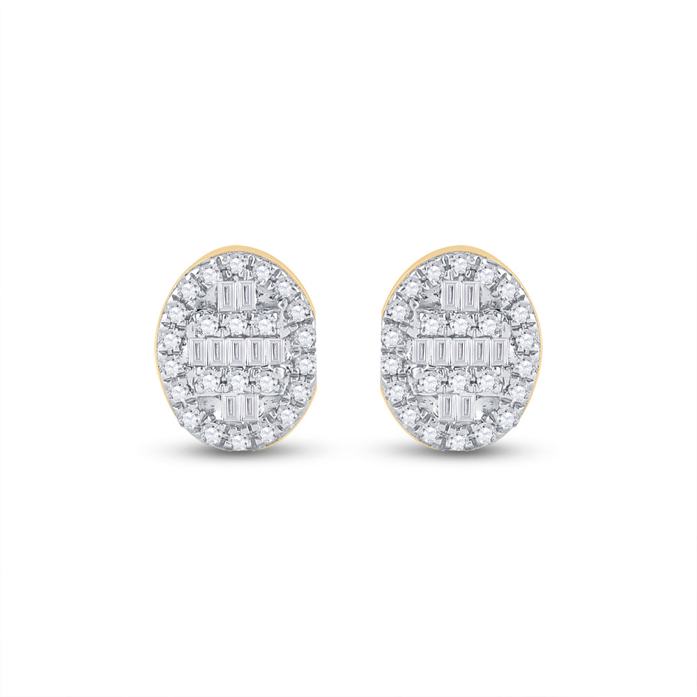 1/4CTW-DIA CN ROUND SHAPE EARRING