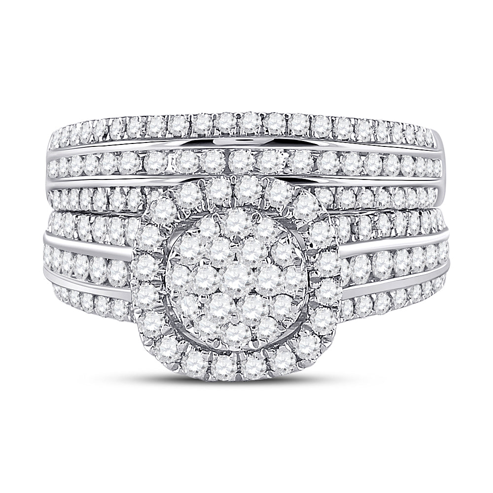 1 1/2CTW-DIA ANA M BRIDAL SET