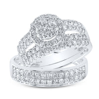 Load image into Gallery viewer, 1 3/4CTW-DIA ANA M HIGH TRIO SET
