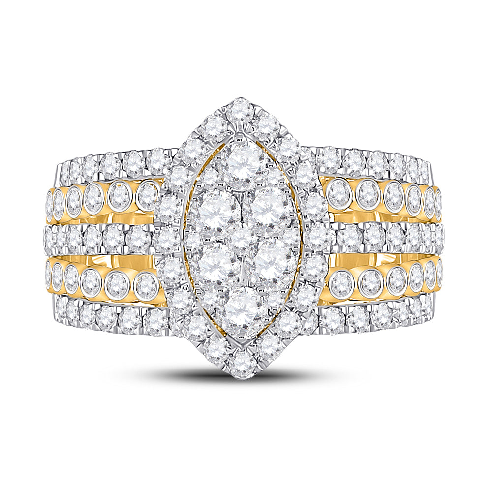 1 3/4CTW-DIA ANA M FASHION RING