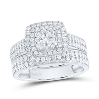 Load image into Gallery viewer, 1 3/8CTW-DIA ANA M BRIDAL SET
