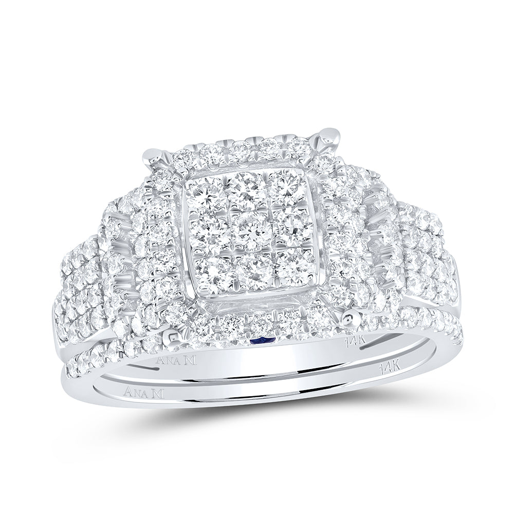 1CTW-DIA ANA M 1/20 SAPPHIRE CHERIE BRIDAL SET