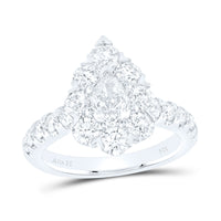 Load image into Gallery viewer, 2 3/8CTW-DIA ANA M 3/4CT-CPEAR ENG SINGLE HALO RING
