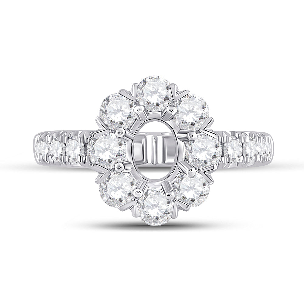 2 3/8CT-DIA ANA M 3/4CT-COVAL BRIDAL RING