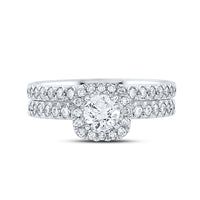 Load image into Gallery viewer, 1 1/5CTW-DIA ANA M 1/2CT-CRD BRIDAL SET
