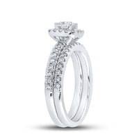 Load image into Gallery viewer, 1 1/5CTW-DIA ANA M 1/2CT-CRD BRIDAL SET
