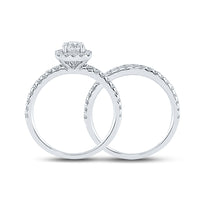 Load image into Gallery viewer, 1 1/5CTW-DIA ANA M 1/2CT-CRD BRIDAL SET
