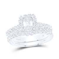 Load image into Gallery viewer, 1 1/2CTW-DIA ANA M 3/4CT-CEME BRIDAL SETS SINGLE HALO
