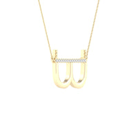 Load image into Gallery viewer, 1/20CTW-DIA P1P2 LADIES INITIAL &quot;B&quot; NECKLACE

