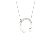 Load image into Gallery viewer, 1/20CTW-DIA P1P2 LADIES INITIAL &quot;C&quot; NECKLACE
