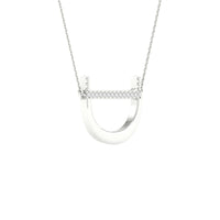 Load image into Gallery viewer, 1/20CTW-DIA P1P2 LADIES INITIAL &quot;D&quot; NECKLACE
