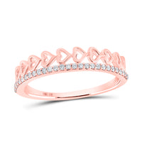 Load image into Gallery viewer, 1/6CT-DIA CN FASHION  STACKBLE BAND
