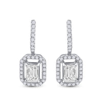 Load image into Gallery viewer, 1 1/4CT-DIA ANA M  2*1/2CT-EME EARRING
