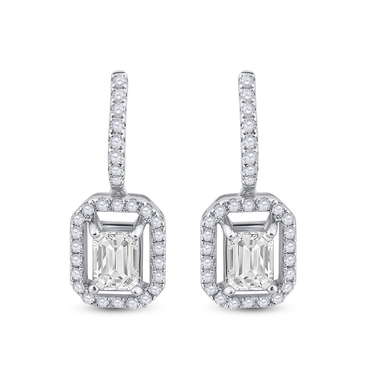 1 1/4CT-DIA ANA M  2*1/2CT-EME EARRING