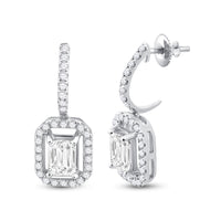 Load image into Gallery viewer, 1 1/4CT-DIA ANA M  2*1/2CT-EME EARRING
