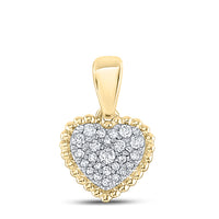 Load image into Gallery viewer, 1/8CT-DIA CN HEART PENDANT
