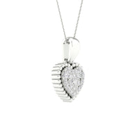 Load image into Gallery viewer, 1/8CT-DIA CN HEART PENDANT
