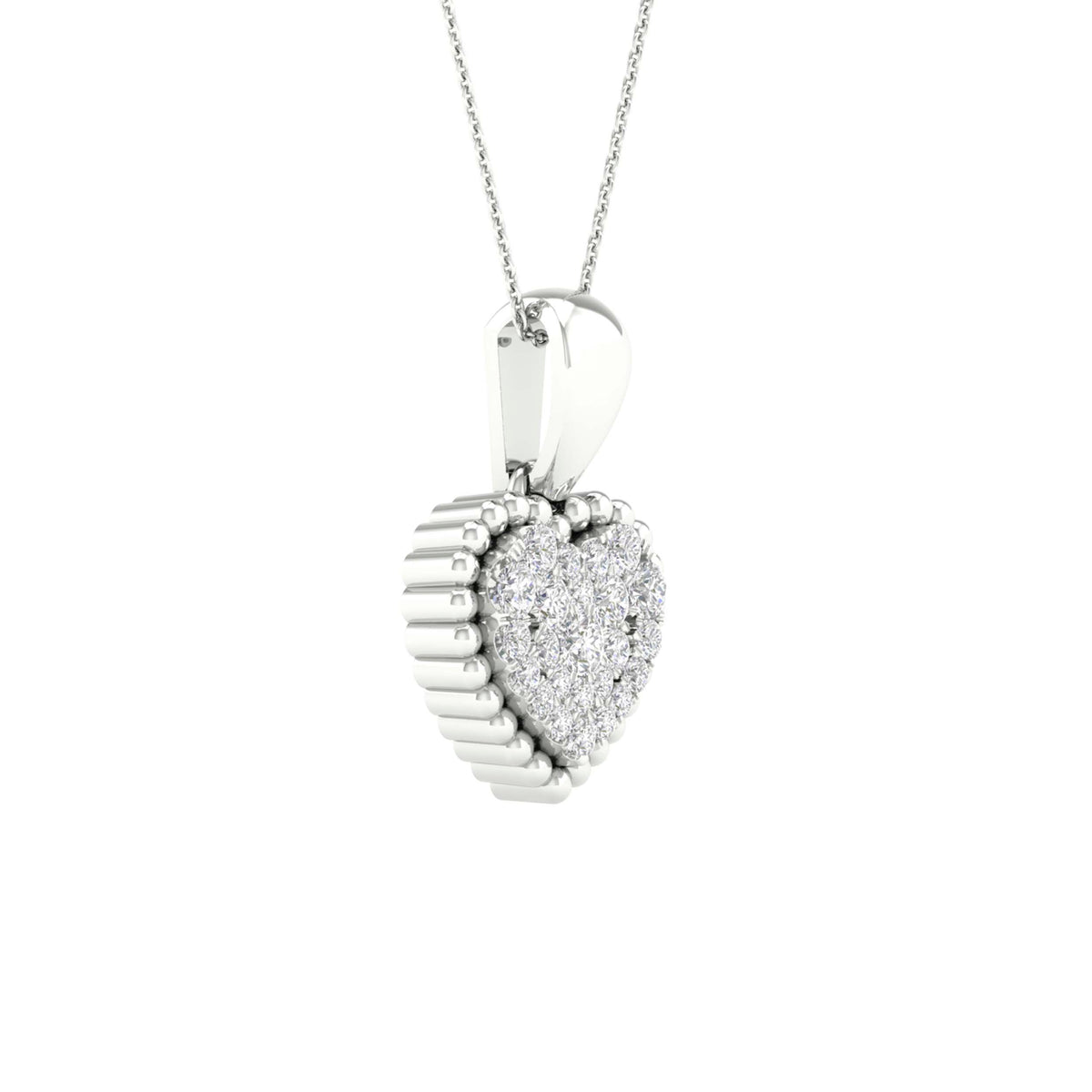 1/8CT-DIA CN HEART PENDANT