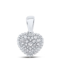 Load image into Gallery viewer, 1/8CT-DIA CN HEART PENDANT
