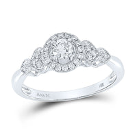 Load image into Gallery viewer, 1/2CTW-DIA ANA M 1/4CT-CRD BRIDAL SETS

