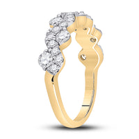 Load image into Gallery viewer, 1 CT-DIA CN FASHION HIGH LADIES WEDDING BAND
