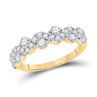Load image into Gallery viewer, 1 CT-DIA CN FASHION HIGH LADIES WEDDING BAND
