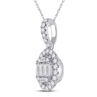 Load image into Gallery viewer, 1/3CT-DIA ANA M DIANA OVAL PENDANT
