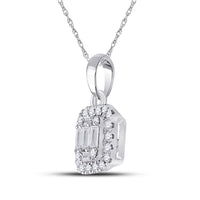 Load image into Gallery viewer, 1/4CT-DIA ANA M FASHION SQUARE PENDANT
