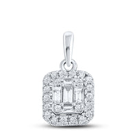 Load image into Gallery viewer, 1/4CT-DIA ANA M FASHION SQUARE PENDANT
