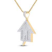 Load image into Gallery viewer, 1 1/4CT-DIA P1P2 MENS HOUSE CHARM
